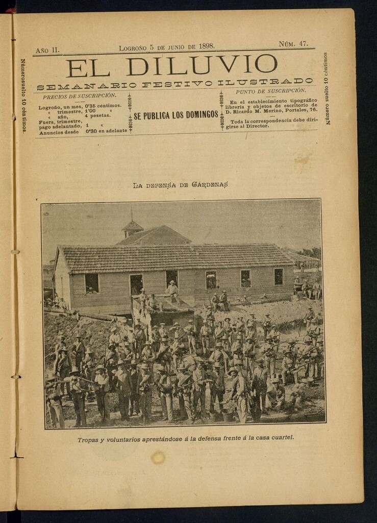 Miniatura de El Diluvio : semanario festivo ilustrado del 5 de junio de 1898