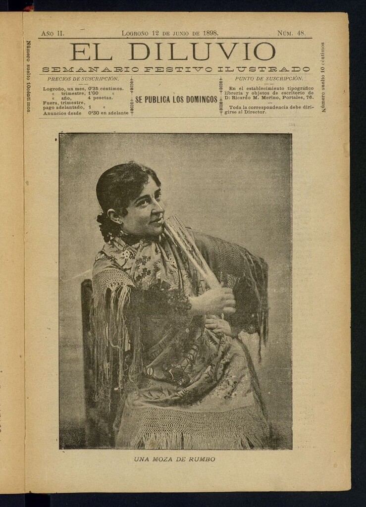 Miniatura de El Diluvio : semanario festivo ilustrado del 12 de junio de 1898