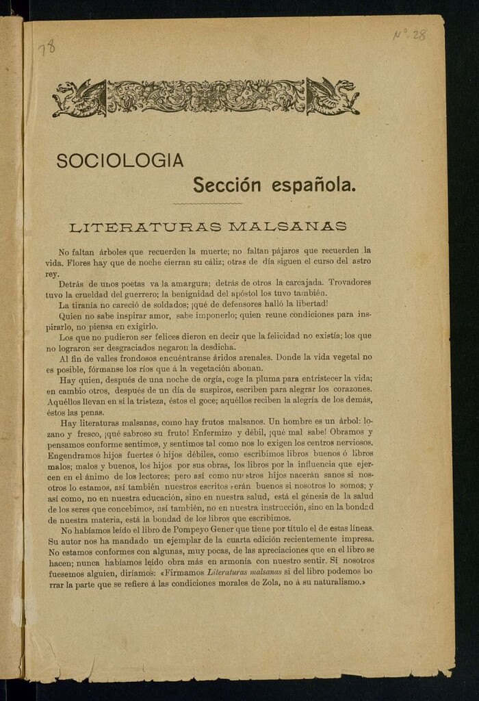 Miniatura de La Revista Blanca : publicación quincenal de sociología, ciencias y artes del 15 de agosto de 1899