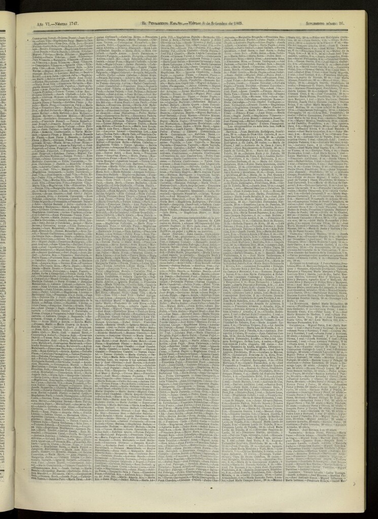 Miniatura de El Pensamiento Español : suplemento nº 26 del nº 1747 de 8 de septiembre de 1865
