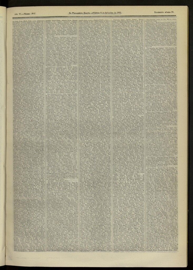 Miniatura de El Pensamiento Español : suplemento nº 28 del nº 1747 del 8 de septiembre de 1865