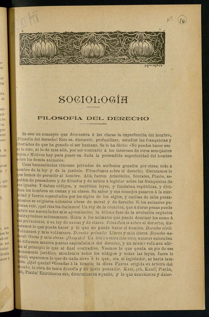 Miniatura de La Revista Blanca : publicación quincenal de sociología, ciencias y artes del 15 de noviembre de 1898
