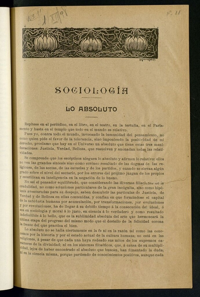 Miniatura de La Revista Blanca : publicación quincenal de sociología, ciencias y artes del 1 de diciembre de 1898