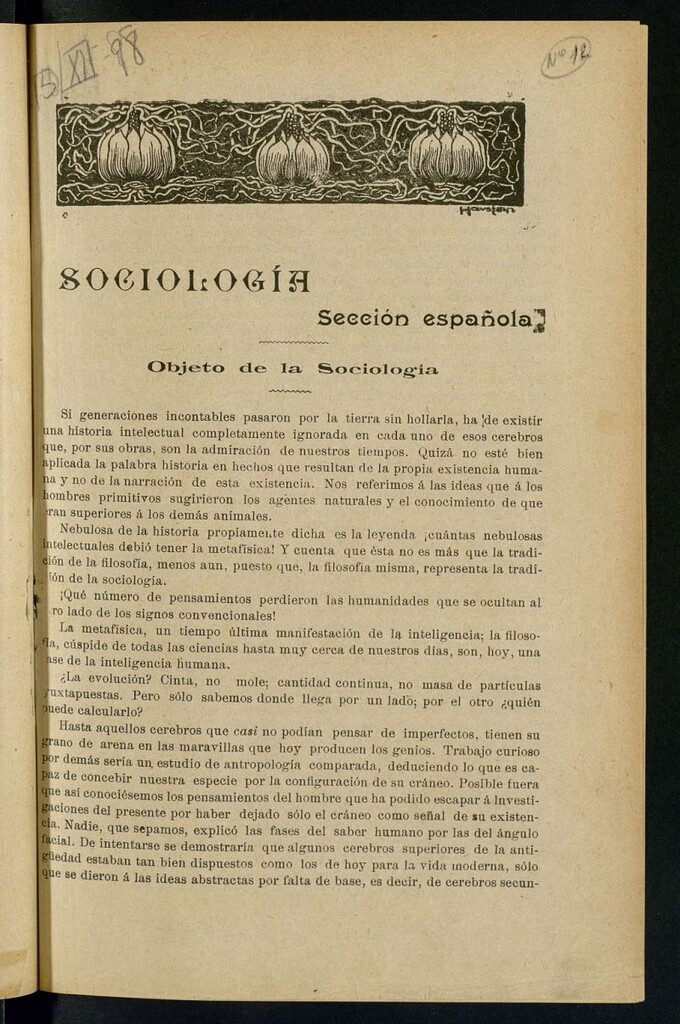 Miniatura de La Revista Blanca : publicación quincenal de sociología, ciencias y artes del 15 de diciembre de 1898