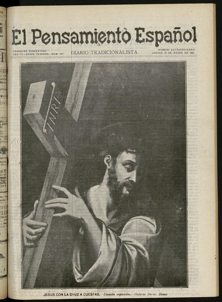 Miniatura de El Pensamiento Español del 24 de marzo de 1921, nº 477 [nº extraordinário]