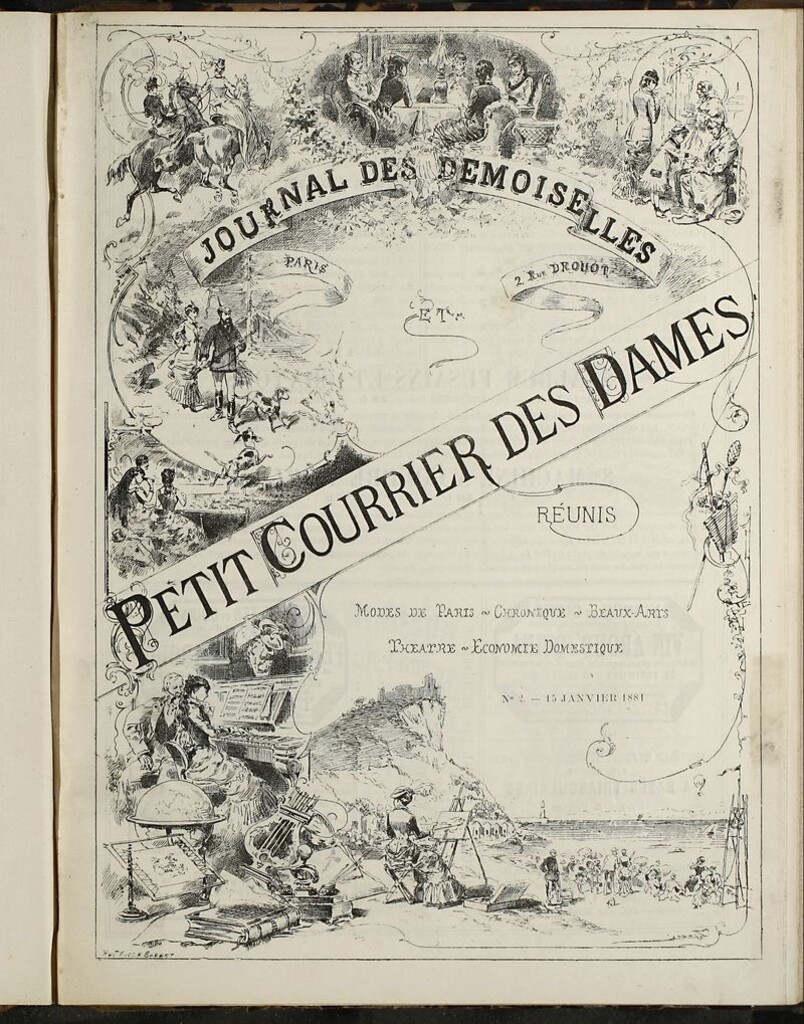 Miniatura de Journal des Demoiselles et Petit courrier des dames del 15 de Enero de 1881
