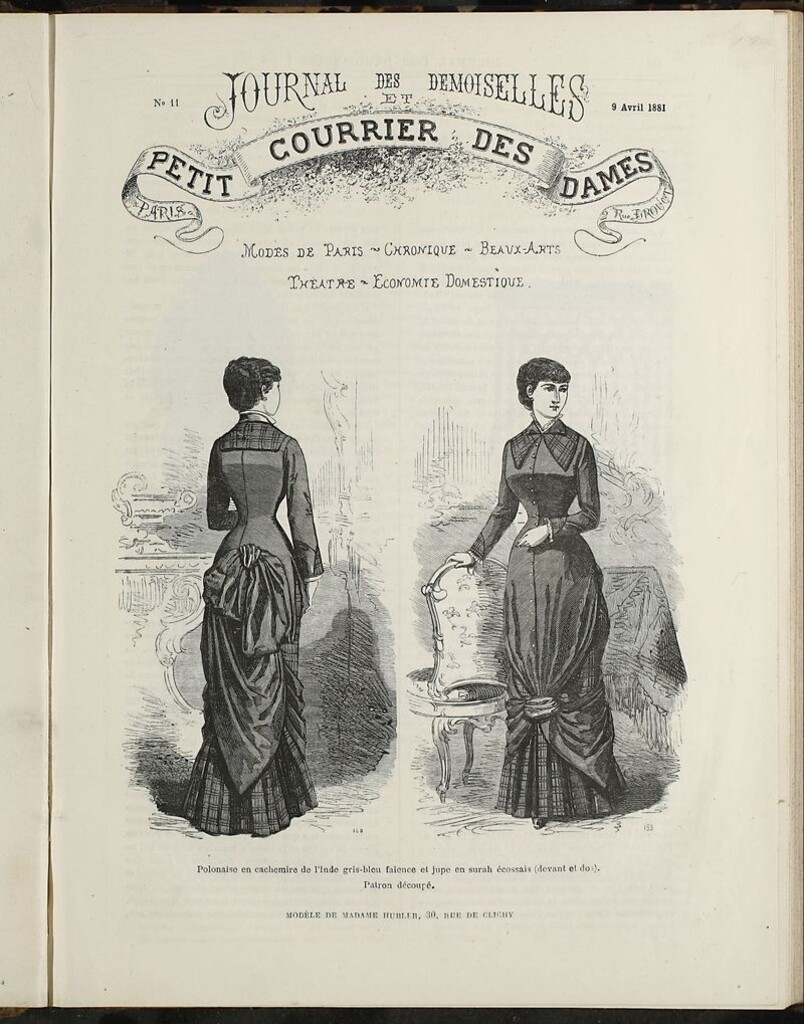 Miniatura de Journal des Demoiselles et Petit courrier des dames del 9 de Abril de 1881