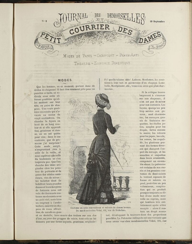 Miniatura de Journal des Demoiselles et Petit courrier des dames del 10 de Septiembre de 1881