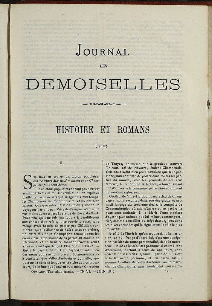 Miniatura de Journal des Demoiselles. Junio 1875