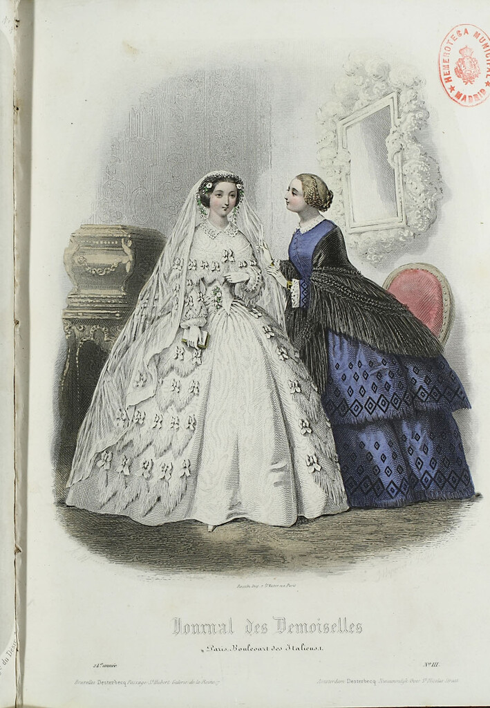 Miniatura de Journal des Demoiselles. Marzo 1856