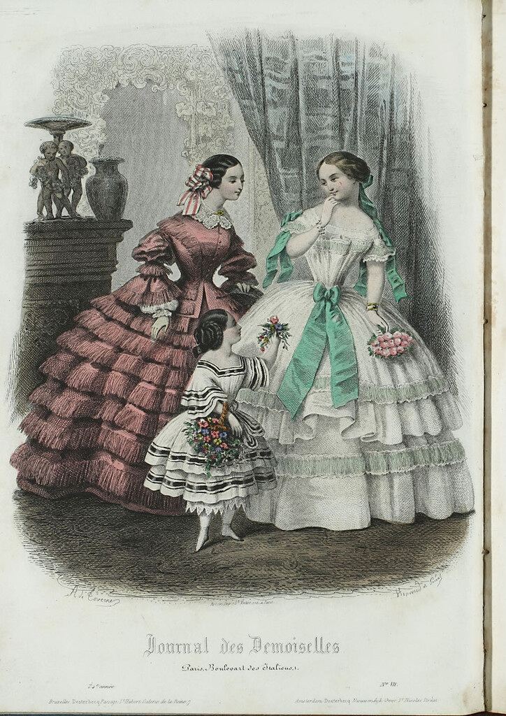Miniatura de Journal des Demoiselles. Julio 1856