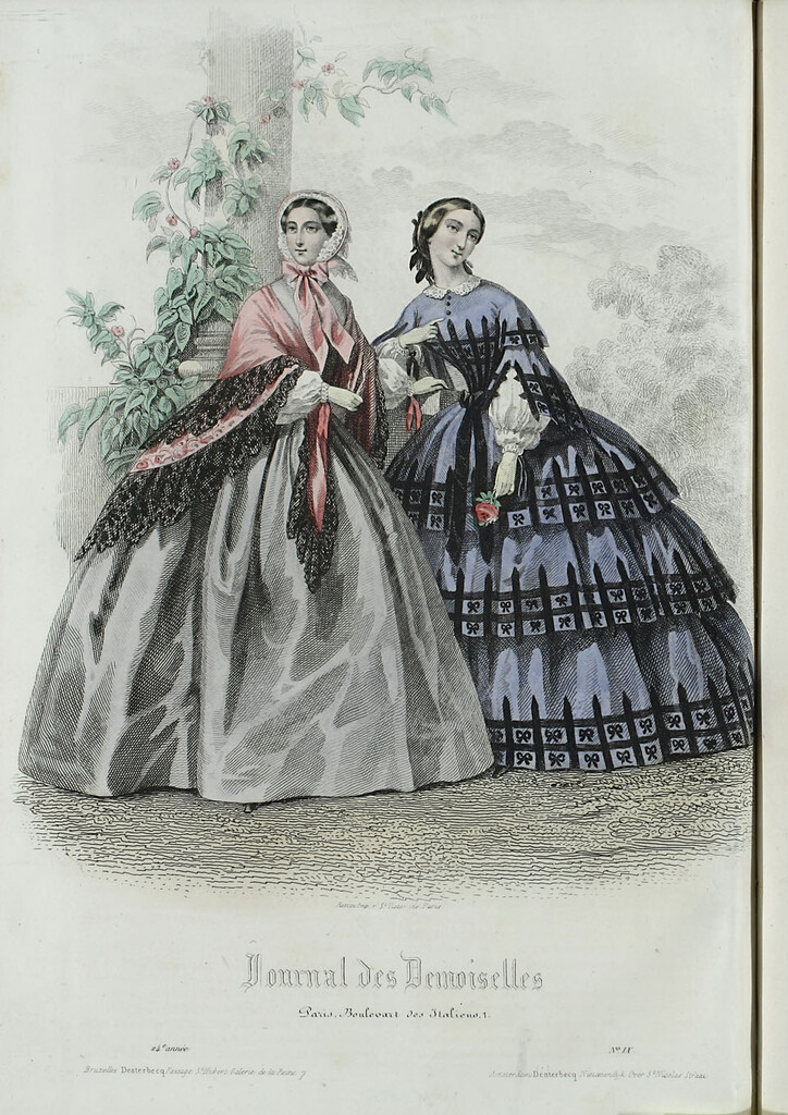 Miniatura de Journal des Demoiselles. Septiembre 1856