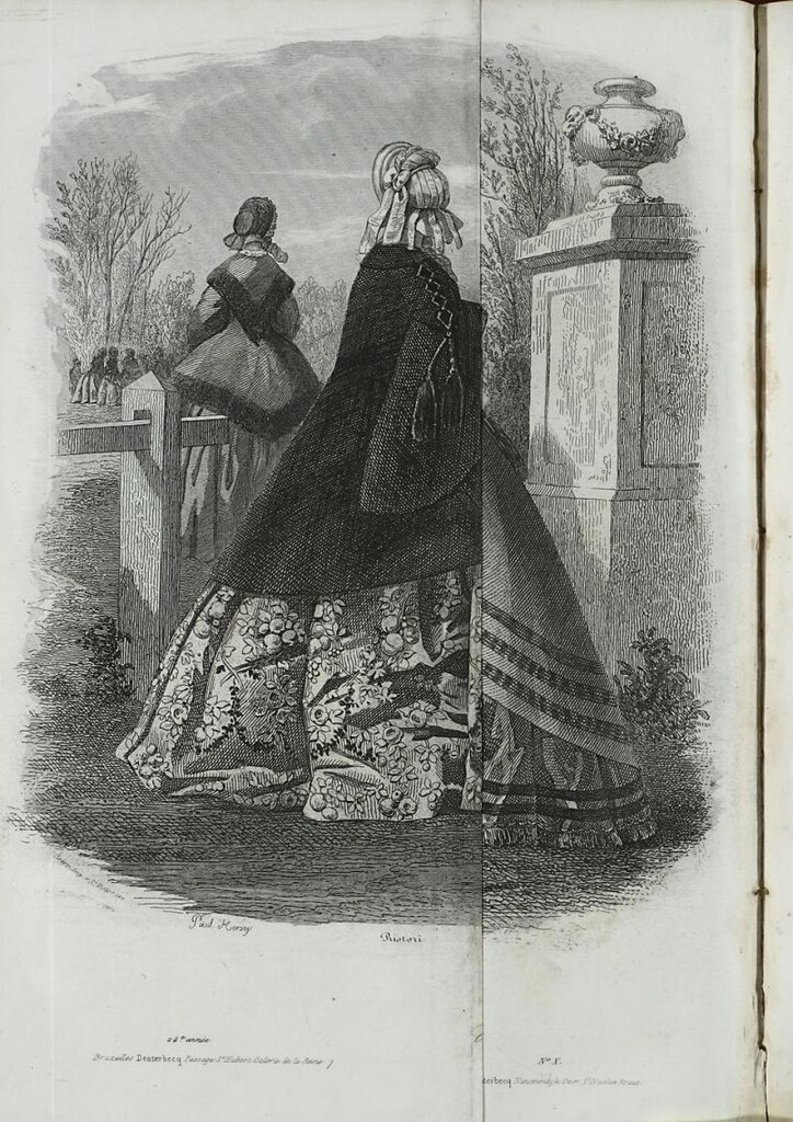 Miniatura de Journal des Demoiselles. Octubre 1856
