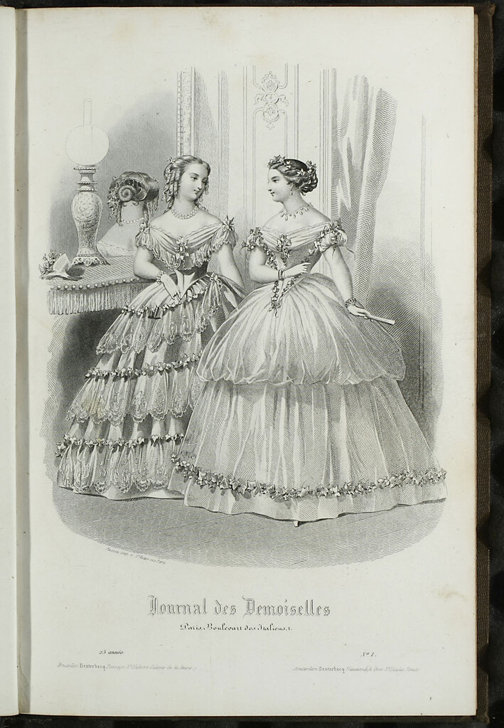 Miniatura de Journal des Demoiselles. Enero 1857