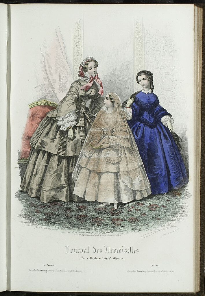 Miniatura de Journal des Demoiselles. Marzo 1857
