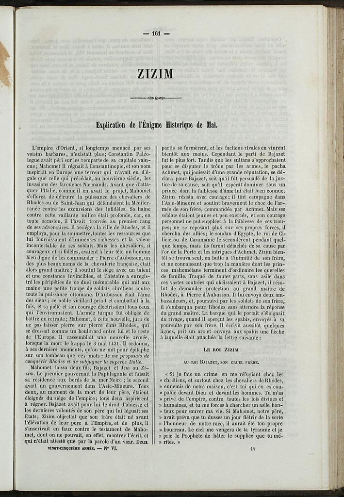 Miniatura de Journal des Demoiselles. Junio 1857