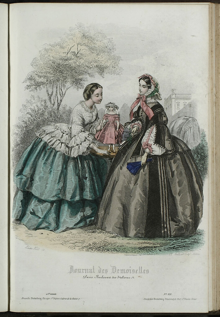Miniatura de Journal des Demoiselles. Julio 1857