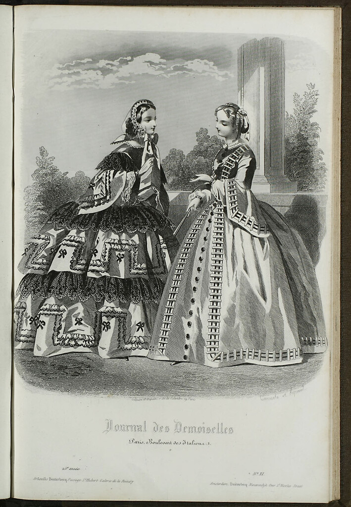 Miniatura de Journal des Demoiselles. Noviembre 1857