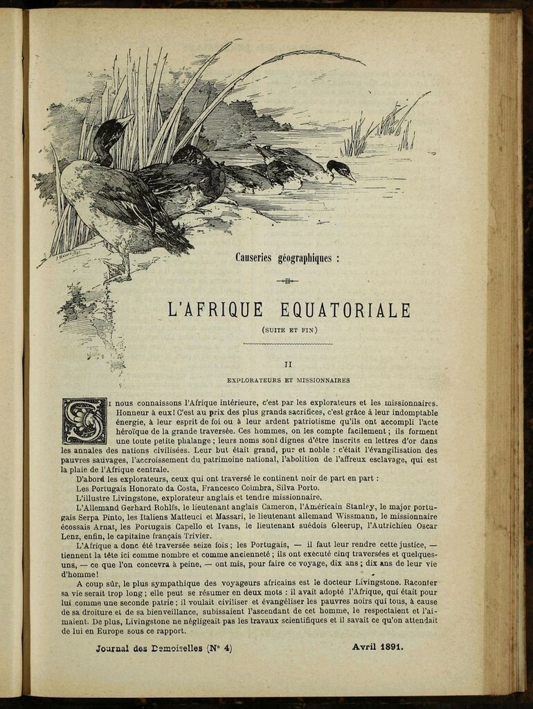 Miniatura de Journal des Demoiselles. Abril 1891