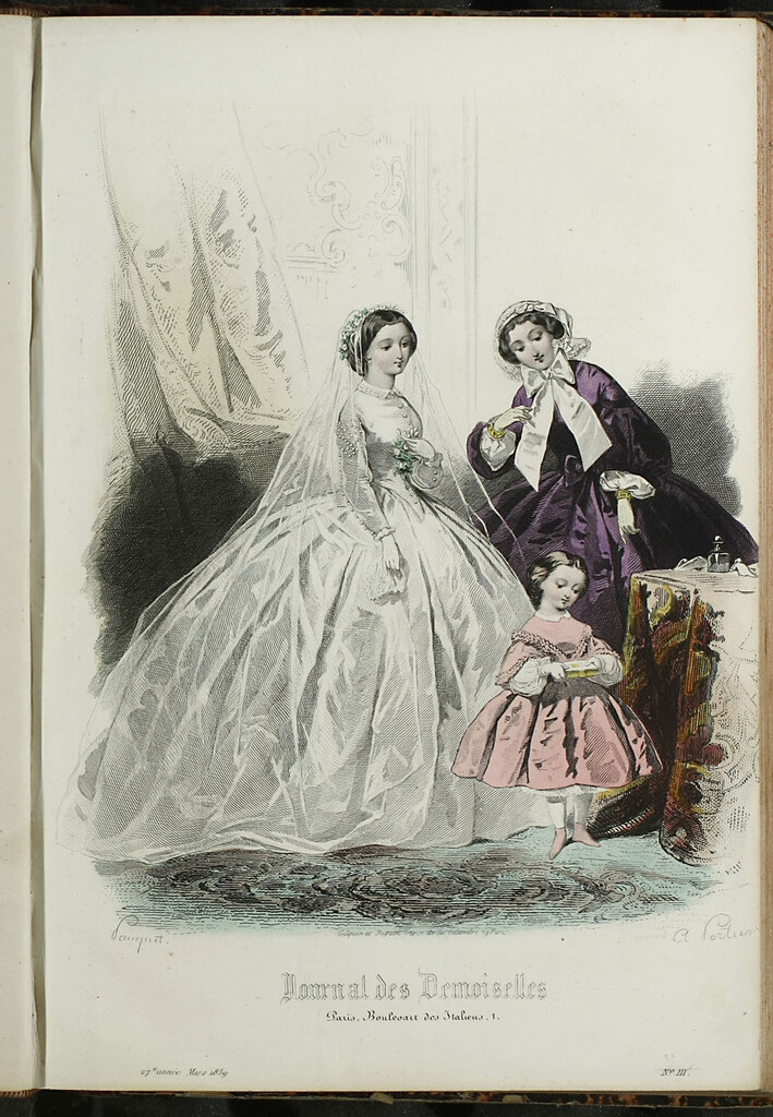 Miniatura de Journal des Demoiselles. Marzo 1859