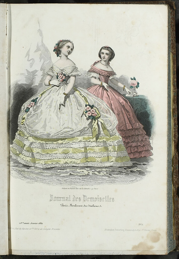 Miniatura de Journal des Demoiselles. Enero 1860