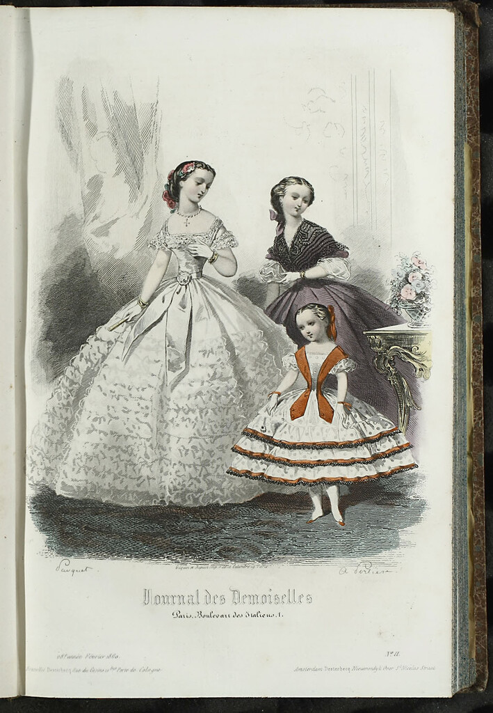 Miniatura de Journal des Demoiselles. Febrero 1860