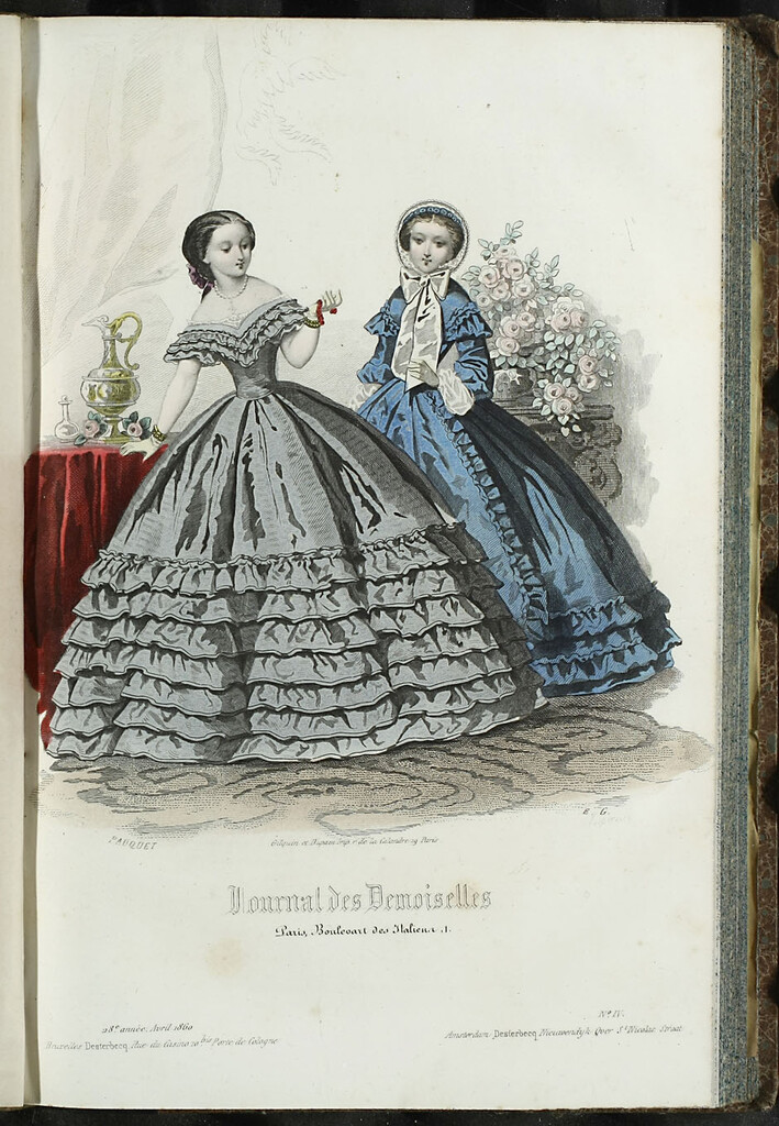 Miniatura de Journal des Demoiselles. Abril 1860