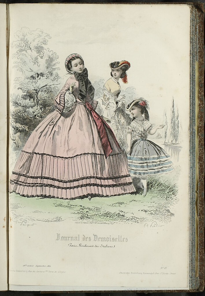 Miniatura de Journal des Demoiselles. Septiembre 1860