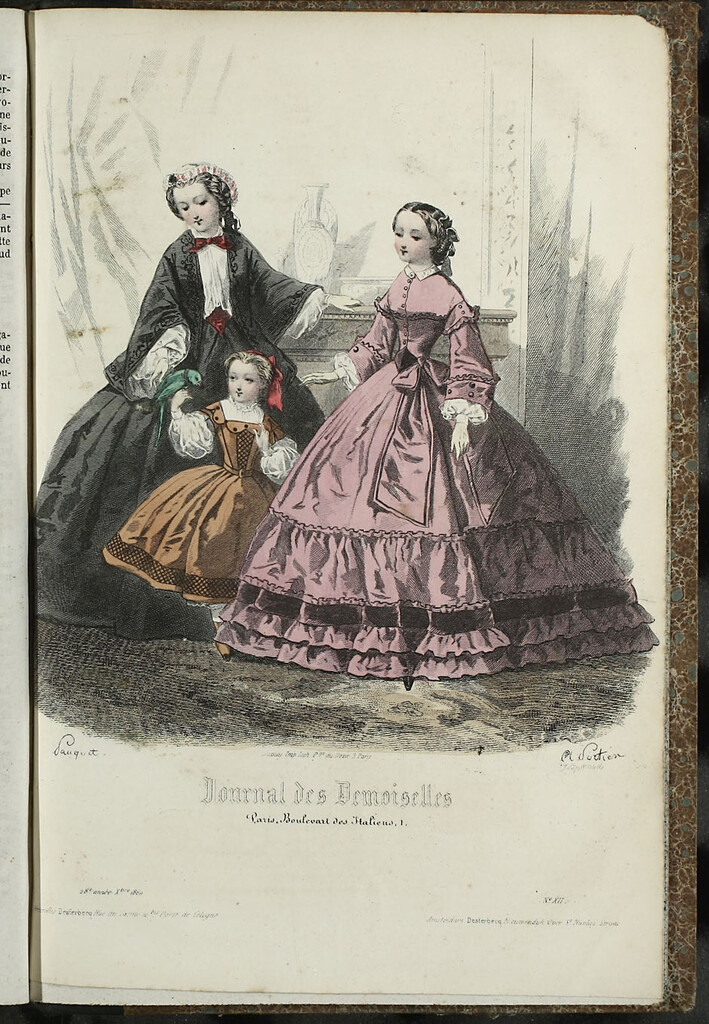 Miniatura de Journal des Demoiselles. Diciembre 1860