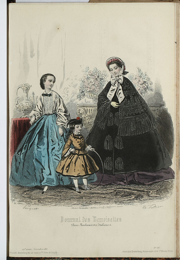 Miniatura de Journal des Demoiselles. Noviembre 1861