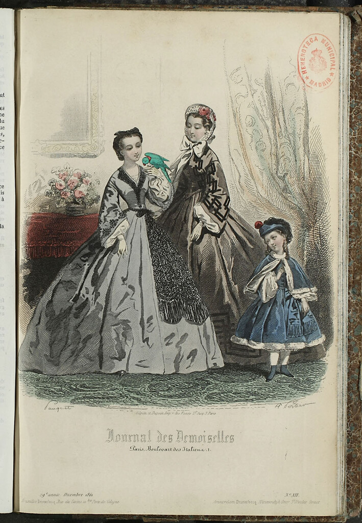 Miniatura de Journal des Demoiselles. Diciembre 1861