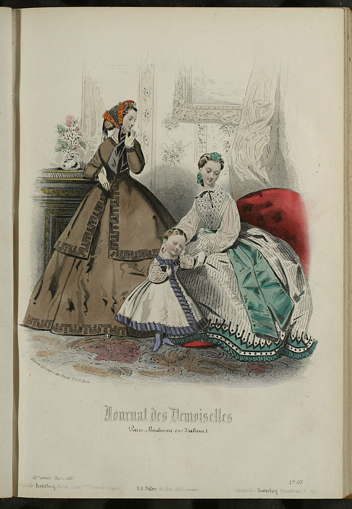 Miniatura de Journal des Demoiselles. Marzo 1865