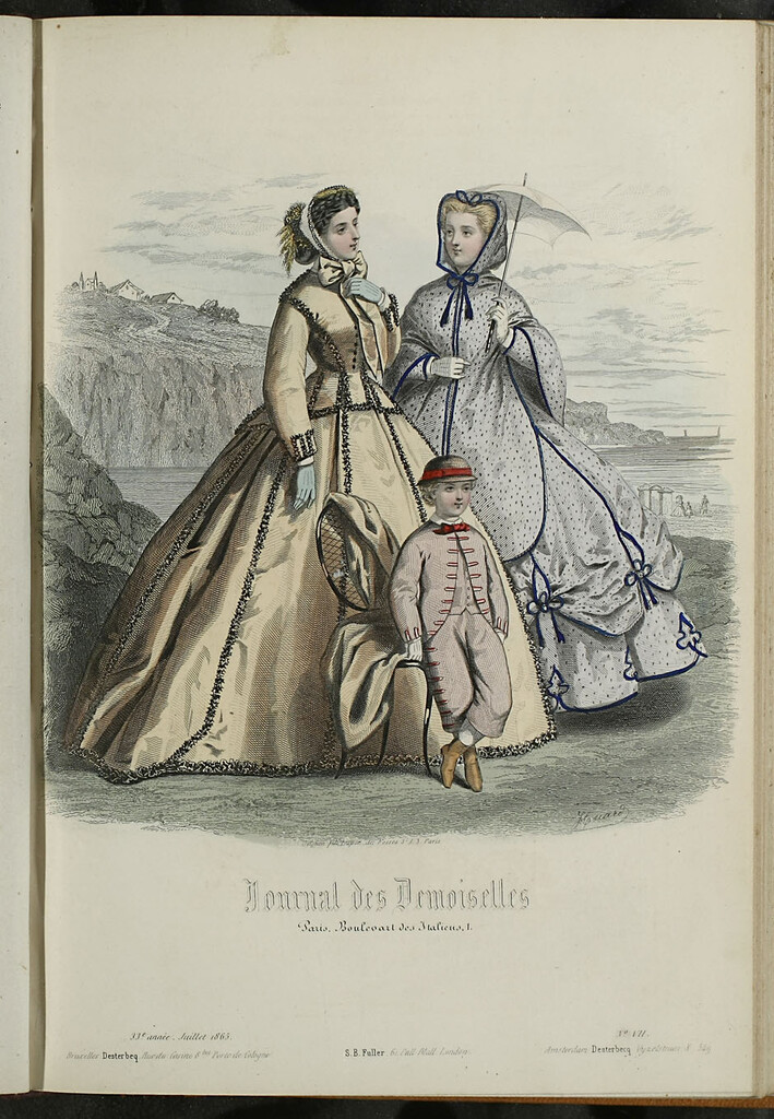 Miniatura de Journal des Demoiselles. Julio 1865