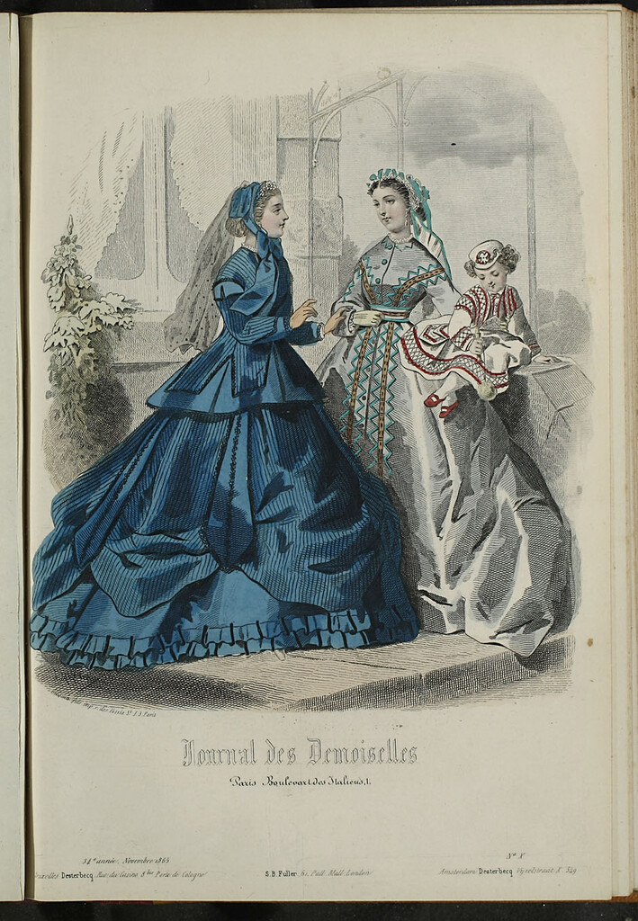Miniatura de Journal des Demoiselles. Octubre 1865