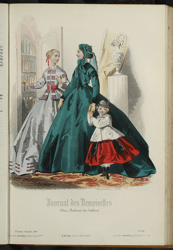 Miniatura de Journal des Demoiselles. Diciembre 1865