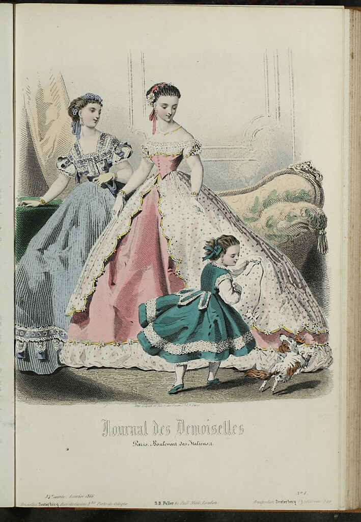 Miniatura de Journal des Demoiselles. Enero 1866