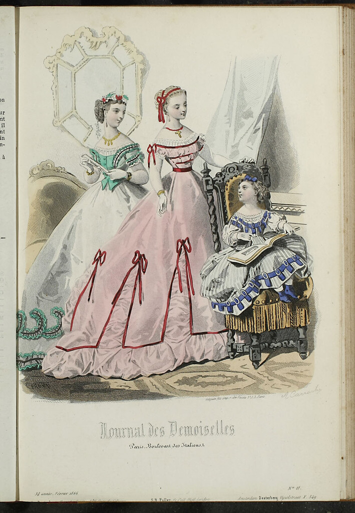 Miniatura de Journal des Demoiselles. Febrero 1866