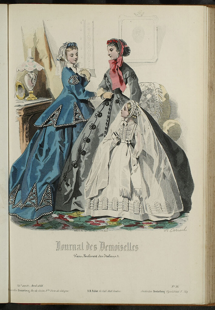 Miniatura de Journal des Demoiselles. Abril 1866