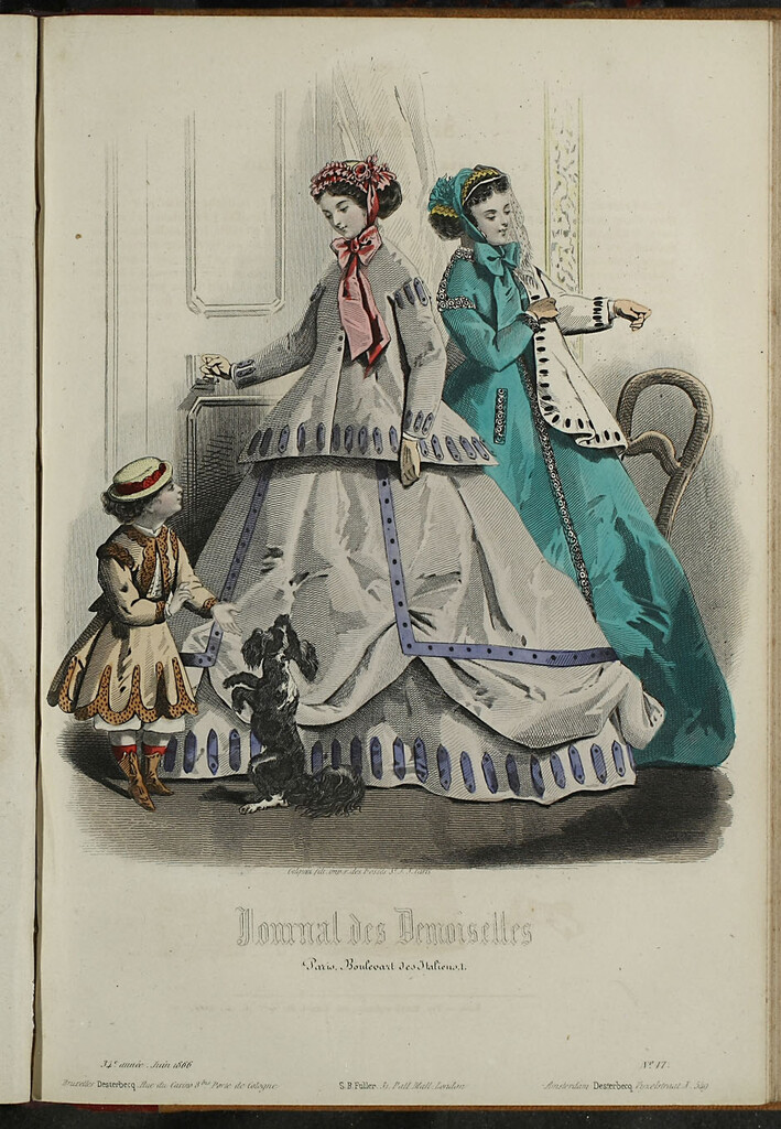 Miniatura de Journal des Demoiselles. Junio 1866