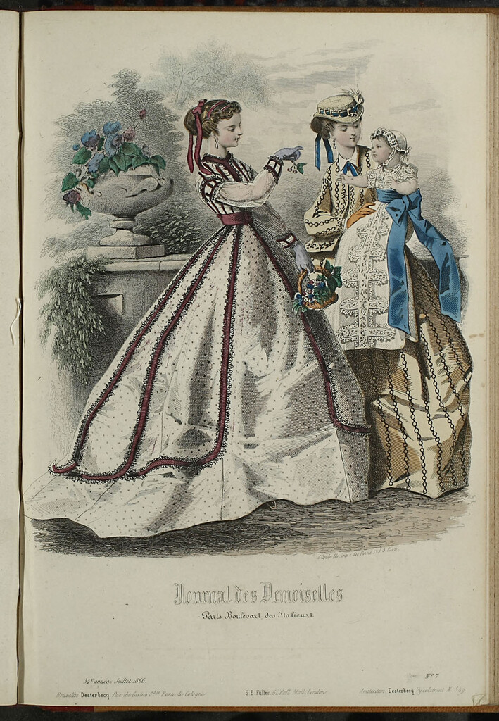 Miniatura de Journal des Demoiselles. Julio 1866