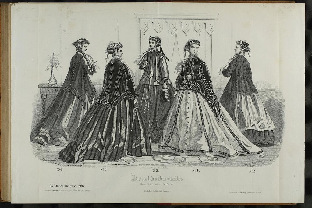 Miniatura de Journal des Demoiselles. Octubre 1866