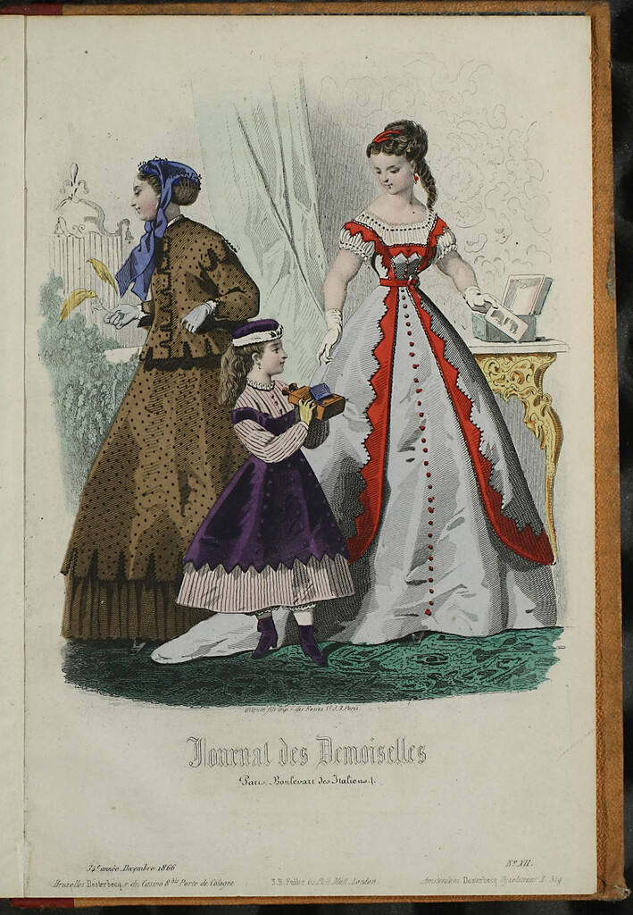 Miniatura de Journal des Demoiselles. Diciembre 1866