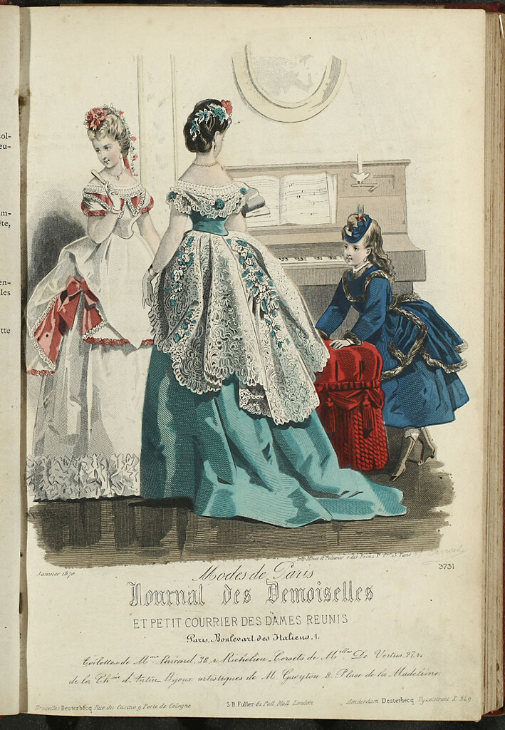 Miniatura de Journal des Demoiselles. Enero 1870