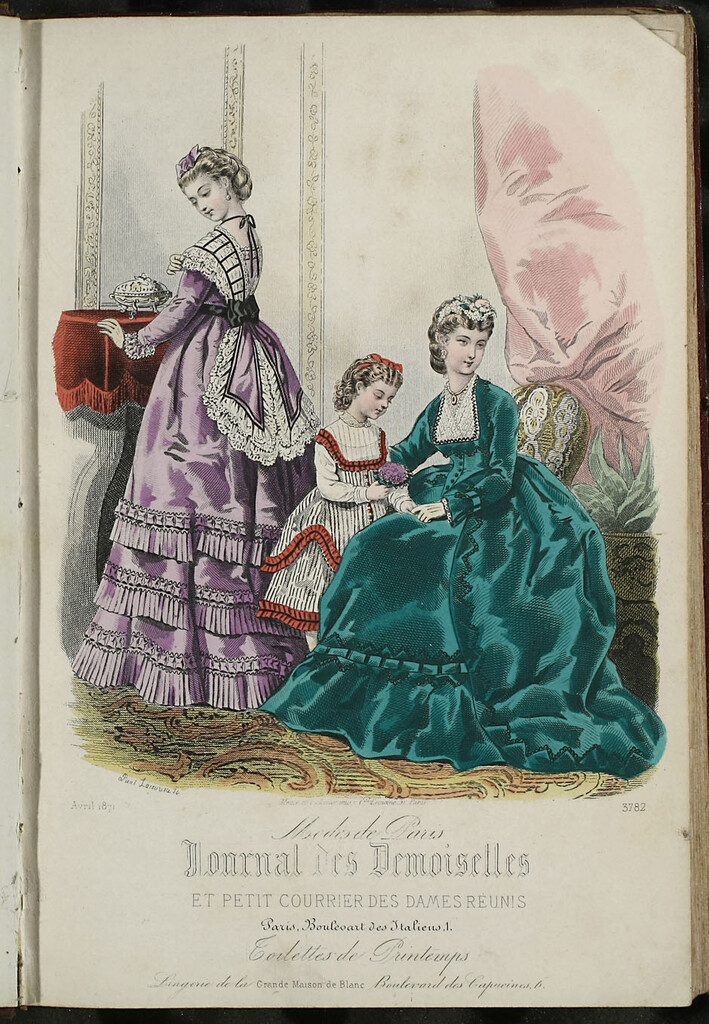 Miniatura de Journal des Demoiselles. Abril 1871
