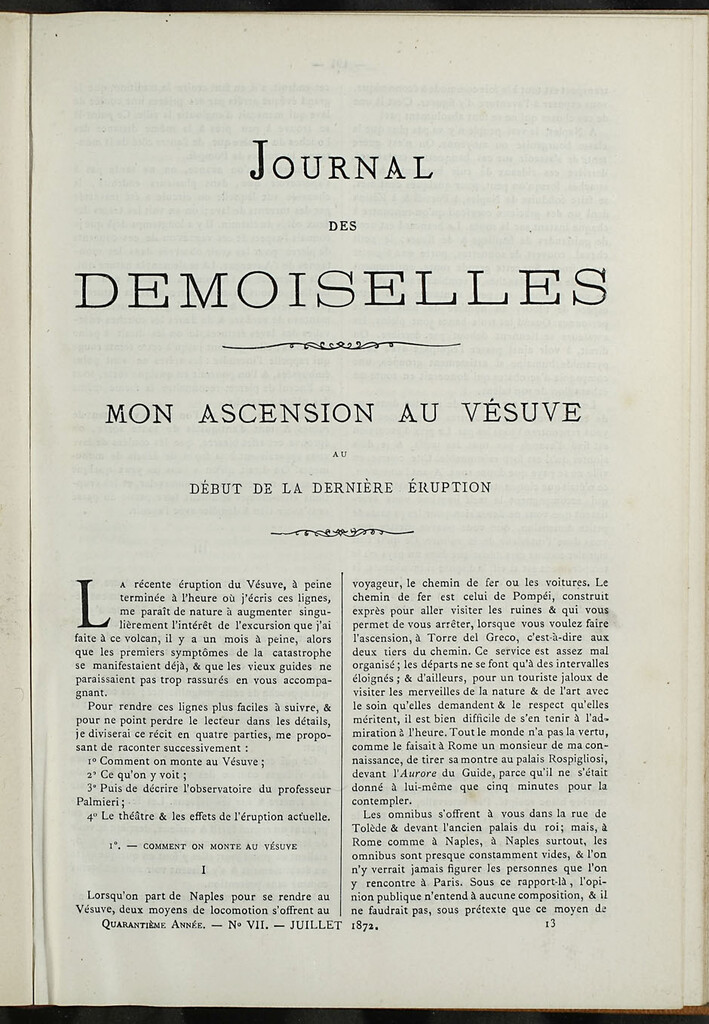 Miniatura de Journal des Demoiselles. Julio 1872