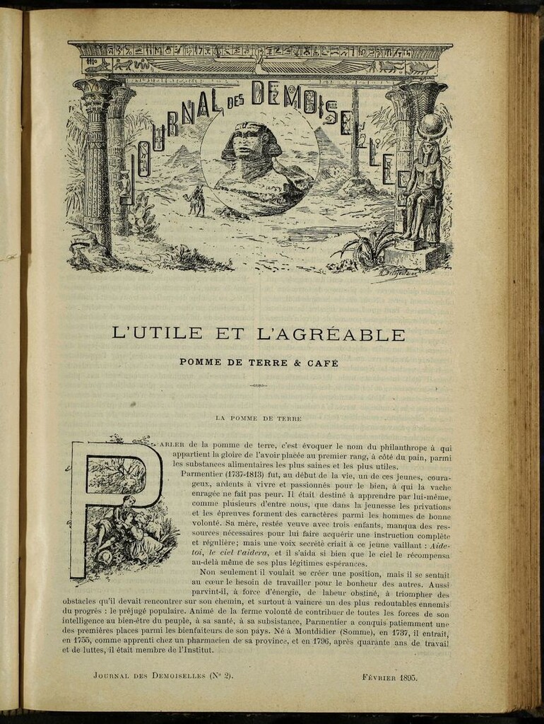 Miniatura de Journal des Demoiselles. Febrero 1895