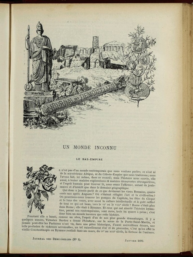 Miniatura de Journal des Demoiselles. Enero 1896