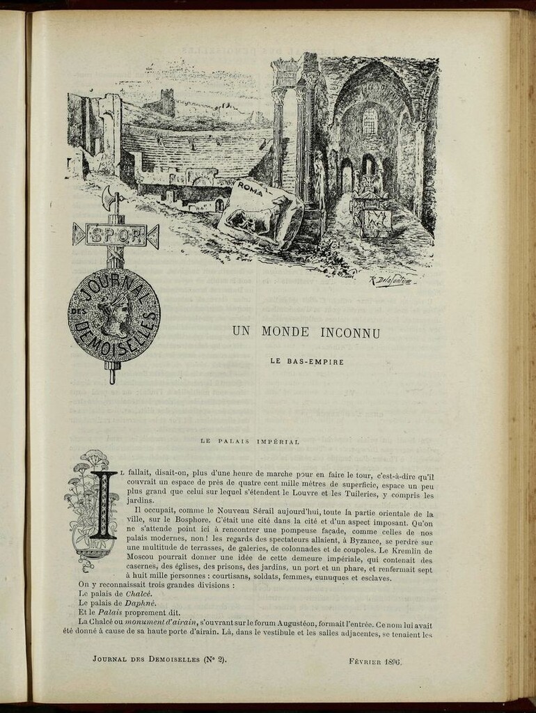 Miniatura de Journal des Demoiselles. Febrero 1896