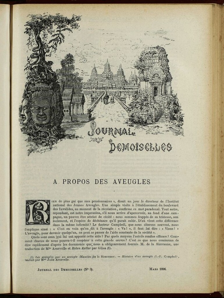 Miniatura de Journal des Demoiselles. Marzo 1896