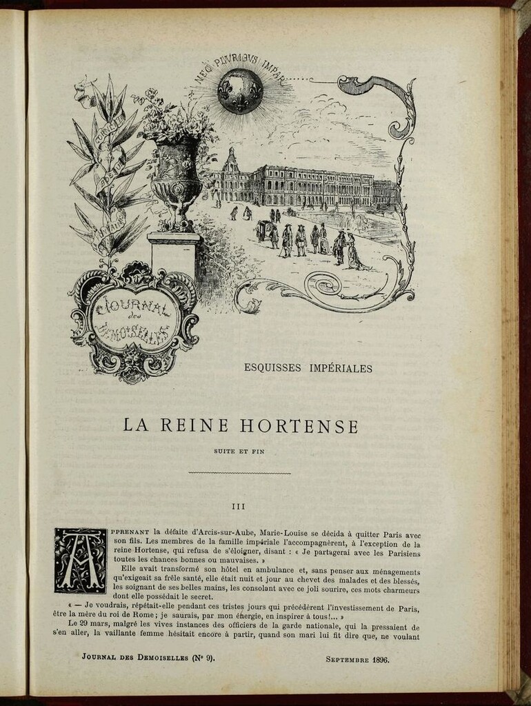 Miniatura de Journal des Demoiselles. Septiembre 1896